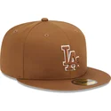 mutzen-flach-braun-angepasst-59fifty-team-outline-der-los-angeles-dodgers-mlb-von-new-era