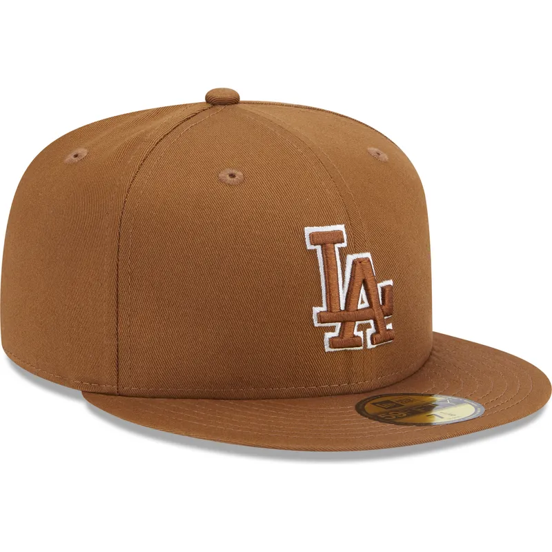 mutzen-flach-braun-angepasst-59fifty-team-outline-der-los-angeles-dodgers-mlb-von-new-era mutzen-flach-braun-angepasst-59fifty-team-outline-der-los-angeles-dodgers-mlb-von-new-era