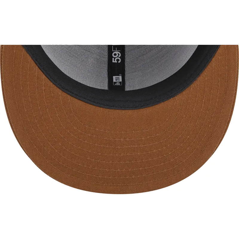 mutzen-flach-braun-angepasst-59fifty-team-outline-der-los-angeles-dodgers-mlb-von-new-era mutzen-flach-braun-angepasst-59fifty-team-outline-der-los-angeles-dodgers-mlb-von-new-era