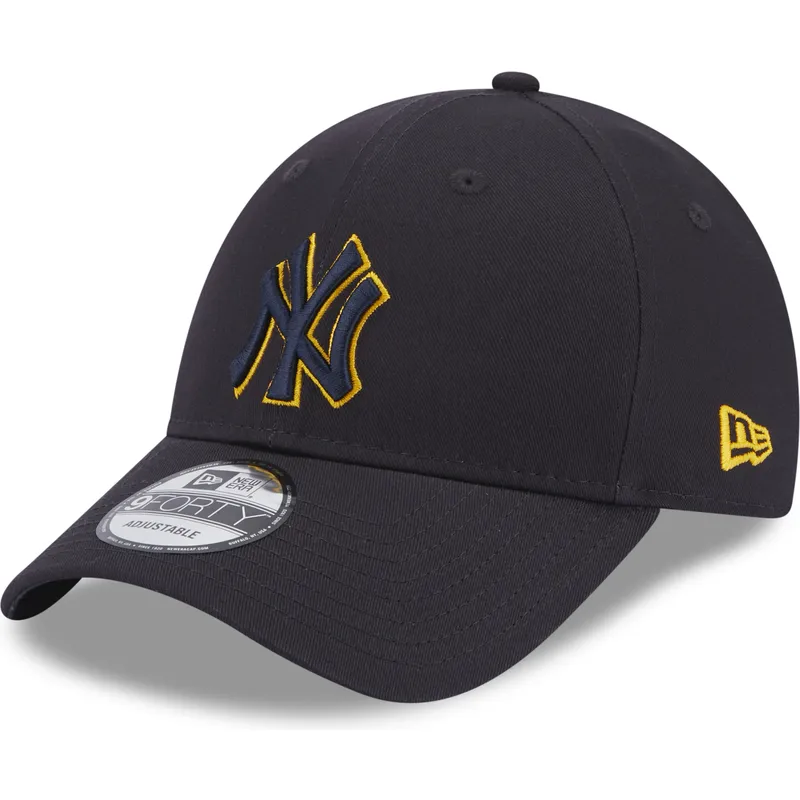 mutzen-gebogen-marineblau-verstellbares-band-9forty-team-outline-der-new-york-yankees-mlb-von-new-era