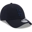mutzen-gebogen-marineblau-verstellbares-band-9forty-repreve-der-los-angeles-dodgers-mlb-von-new-era