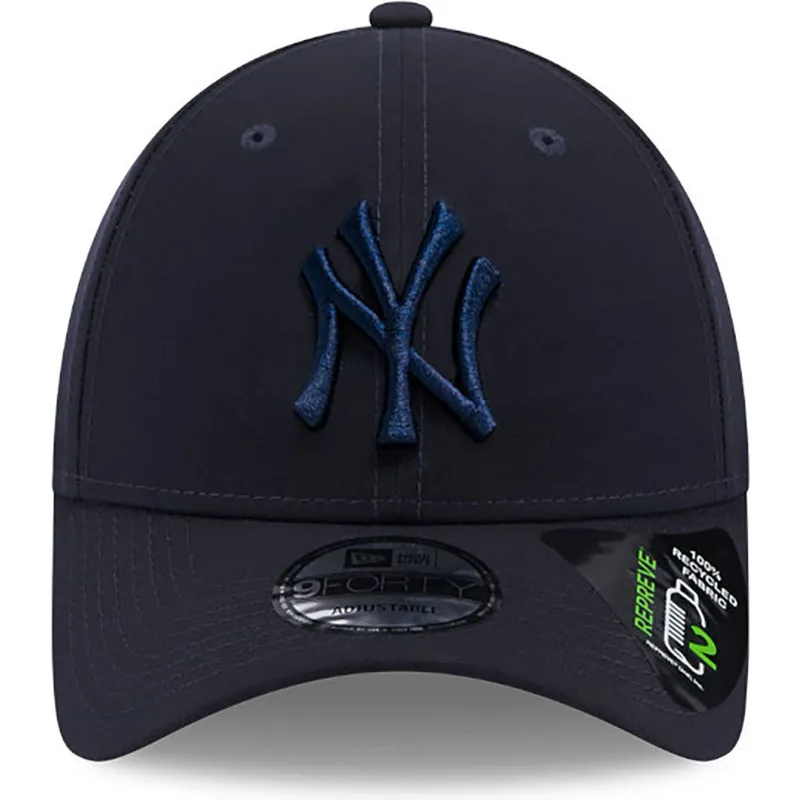 mutzen-gebogen-marineblau-verstellbares-band-9forty-repreve-der-new-york-yankees-mlb-von-new-era