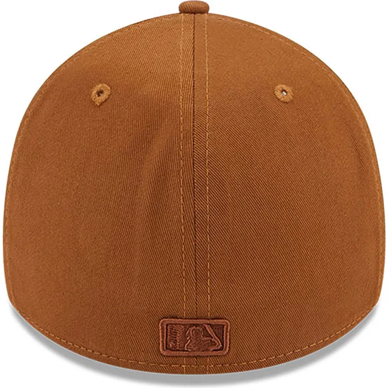 mutzen-gebogen-braun-angepasst-39thirty-league-essential-der-new-york-yankees-mlb-von-new-era
