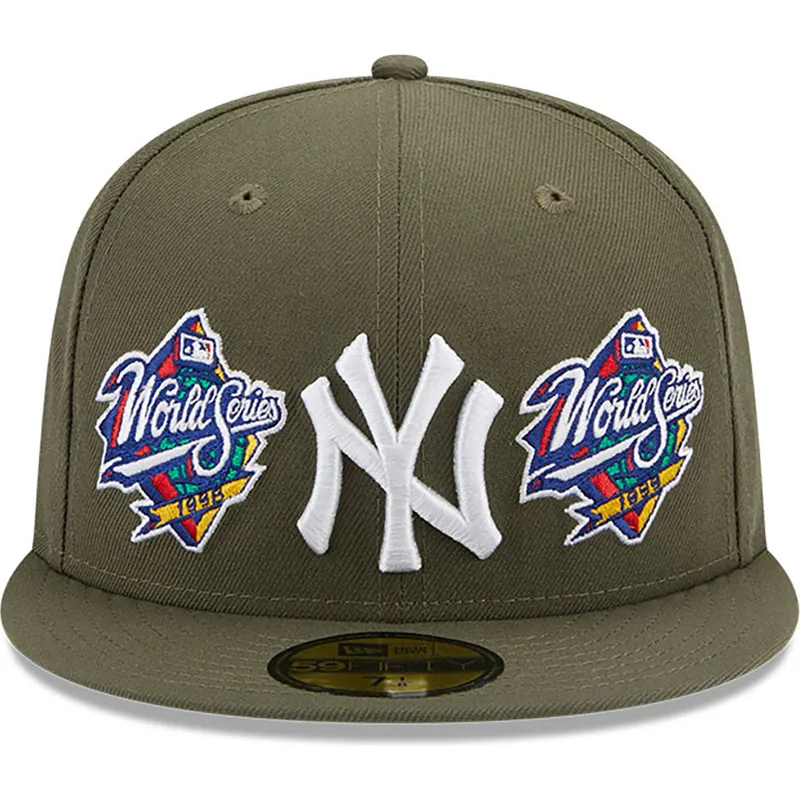 mutzen-flach-grun-angepasst-59fifty-world-series-der-new-york-yankees-mlb-von-new-era mutzen-flach-grun-angepasst-59fifty-world-series-der-new-york-yankees-mlb-von-new-era