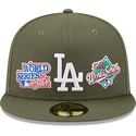 mutzen-flach-grun-angepasst-59fifty-world-series-der-los-angeles-dodgers-mlb-von-new-era