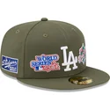 mutzen-flach-grun-angepasst-59fifty-world-series-der-los-angeles-dodgers-mlb-von-new-era