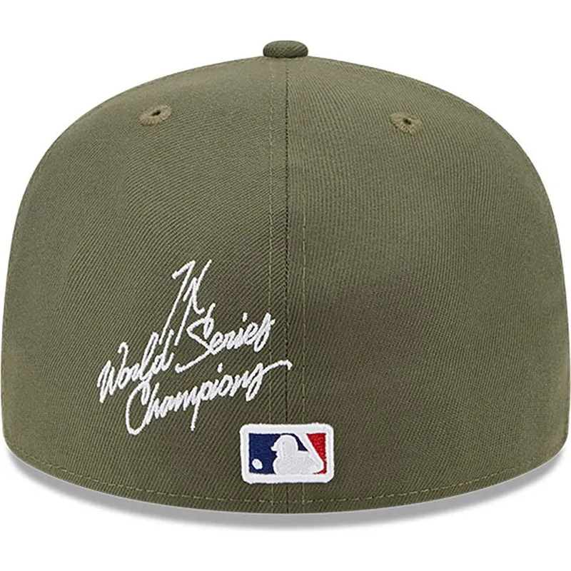 mutzen-flach-grun-angepasst-59fifty-world-series-der-los-angeles-dodgers-mlb-von-new-era