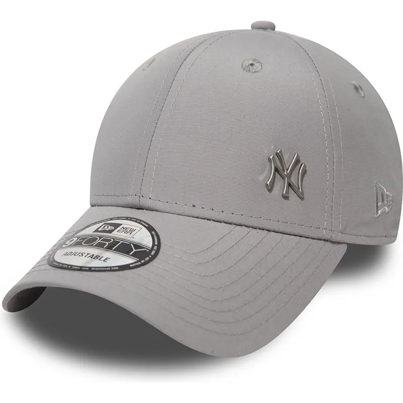 graue-verstellbare-curved-cap-9forty-flawless-logo-der-new-york-yankees-mlb-von-new-era graue-verstellbare-curved-cap-9forty-flawless-logo-der-new-york-yankees-mlb-von-new-era