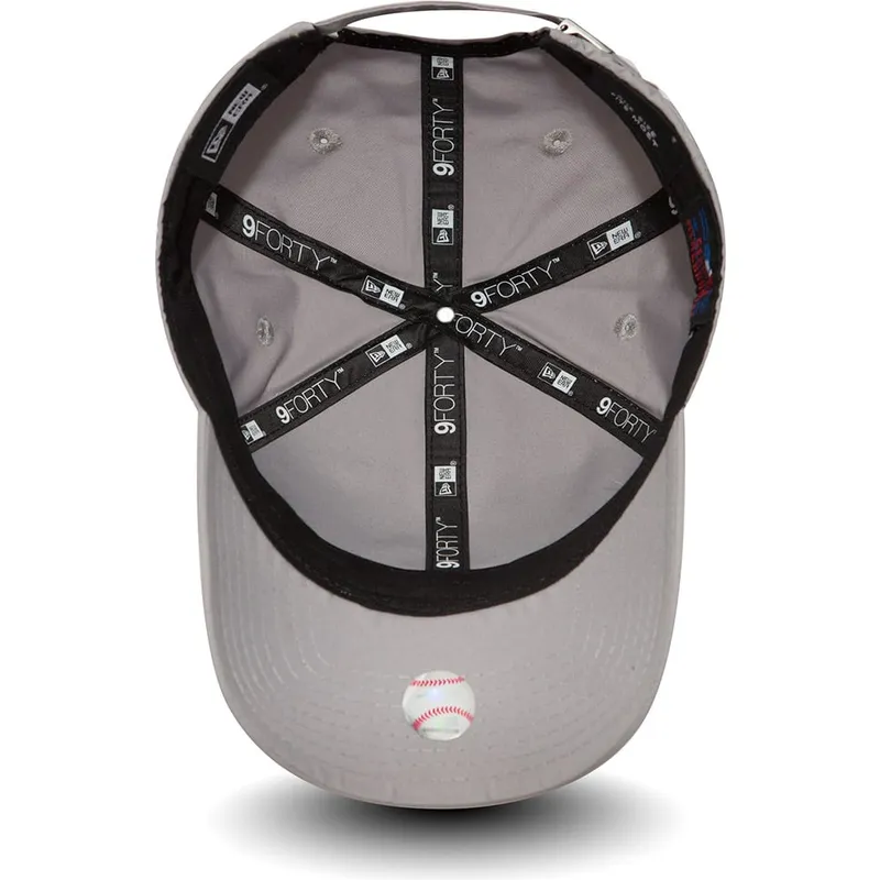 graue-verstellbare-curved-cap-9forty-flawless-logo-der-new-york-yankees-mlb-von-new-era graue-verstellbare-curved-cap-9forty-flawless-logo-der-new-york-yankees-mlb-von-new-era