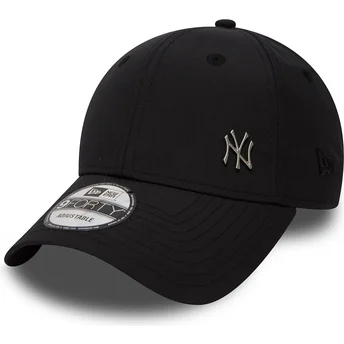 Mützen gebogen schwarz verstellbares band 9FORTY Flawless der New York Yankees MLB von New Era