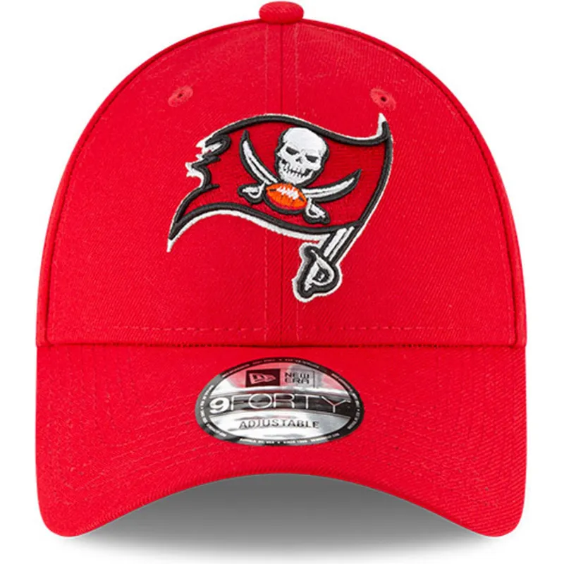 rote-verstellbare-9forty-curved-cap-der-tampa-bay-buccaneers-nfl-von-new-era