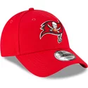 casquette-courbee-rouge-ajustable-9forty-tampa-bay-buccaneers-nfl-new-era