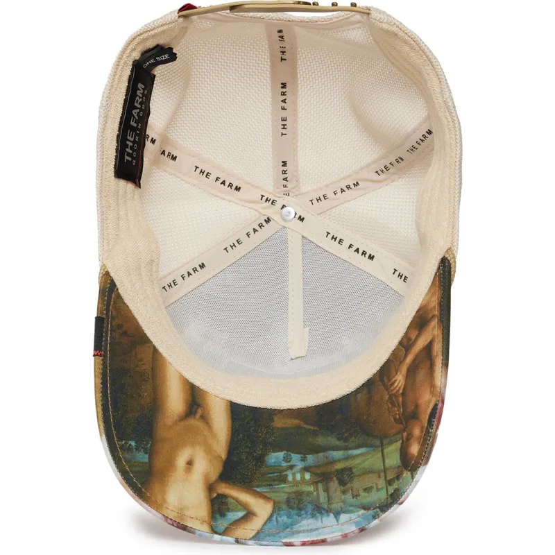 trucker-cap-beige-und-mehrfarbig-leopard-strutter-quid-glorier-carousel-the-farm-von-goorin-bros