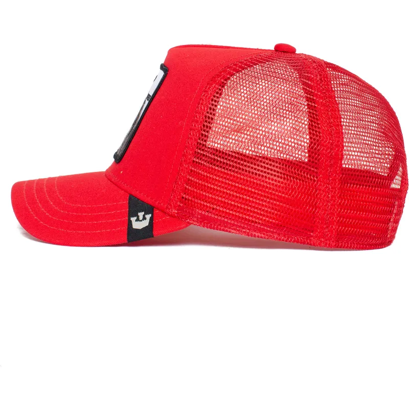 rote-trucker-kappe-tiger-the-white-tiger-the-farm-von-goorin-bros rote-trucker-kappe-tiger-the-white-tiger-the-farm-von-goorin-bros