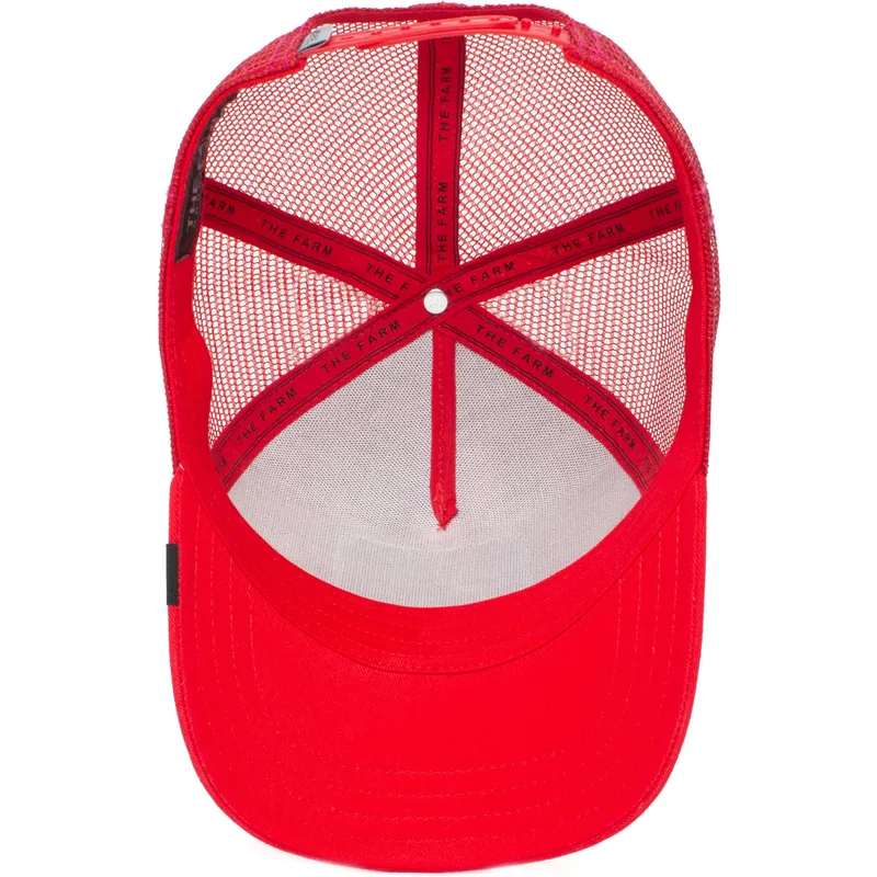 rote-trucker-kappe-tiger-the-white-tiger-the-farm-von-goorin-bros rote-trucker-kappe-tiger-the-white-tiger-the-farm-von-goorin-bros