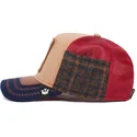 trucker-cap-braun-und-marineblau-esel-detention-seeker-ass-play-the-farm-von-goorin-bros