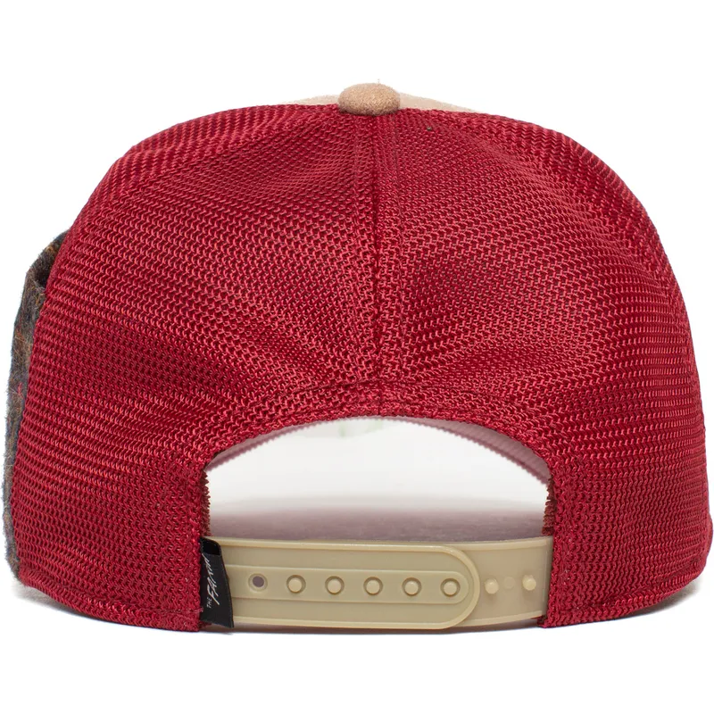 trucker-cap-braun-und-marineblau-esel-detention-seeker-ass-play-the-farm-von-goorin-bros