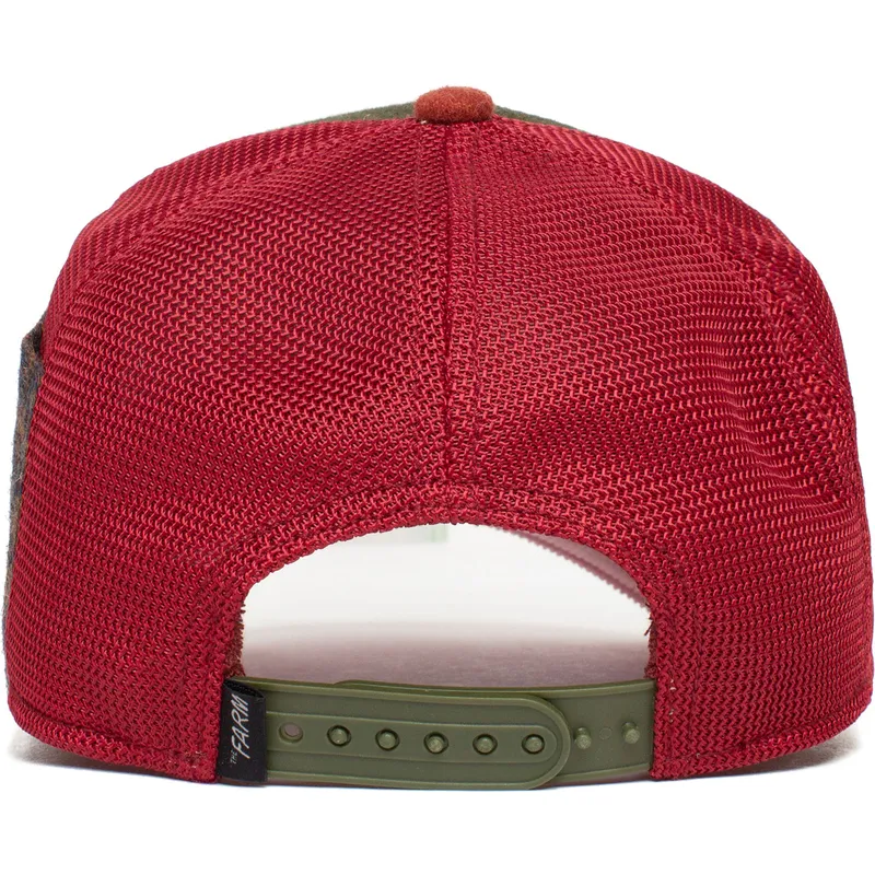 trucker-cap-grun-und-braun-krokodil-trunchbull-ass-play-the-farm-von-goorin-bros