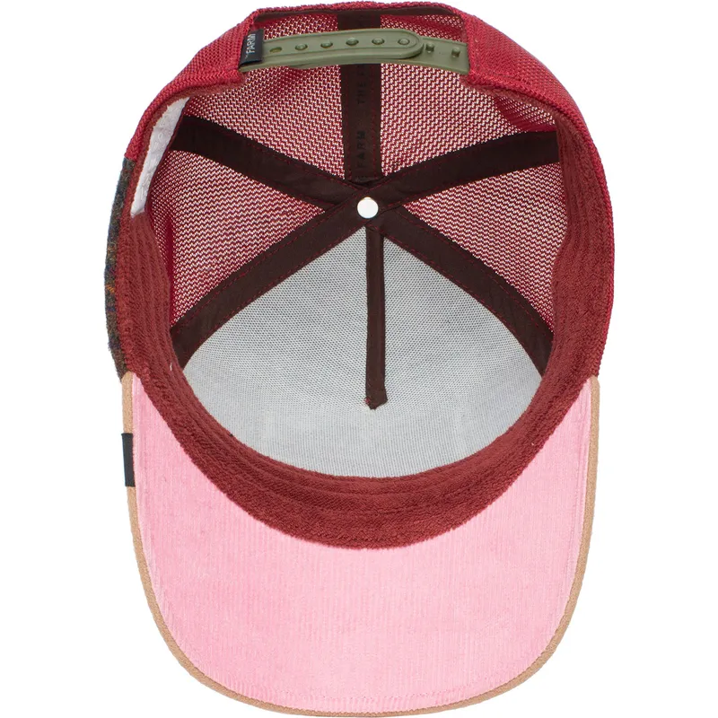 trucker-cap-grun-und-braun-krokodil-trunchbull-ass-play-the-farm-von-goorin-bros