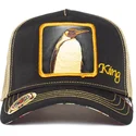 casquette-trucker-noire-pingouin-king-quart-major-casino-the-farm-goorin-bros