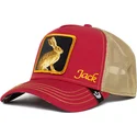 rote-trucker-kappe-hase-jack-jacked-casino-the-farm-von-goorin-bros