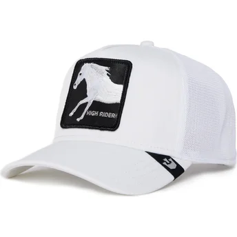 weisse-trucker-kappe-pferd-platinum-high-the-farm-von-goorin-bros