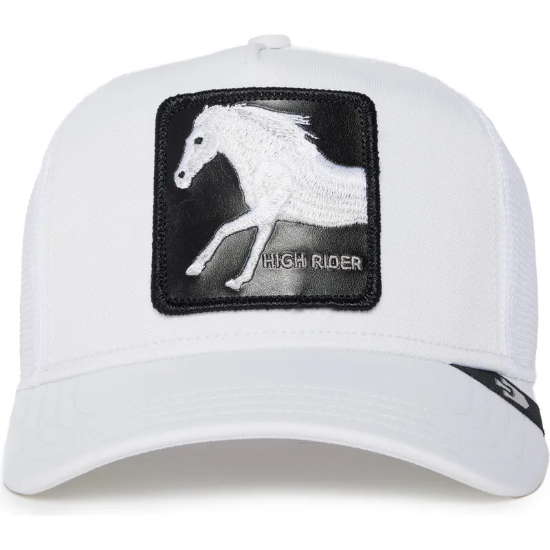 weisse-trucker-kappe-pferd-platinum-high-the-farm-von-goorin-bros