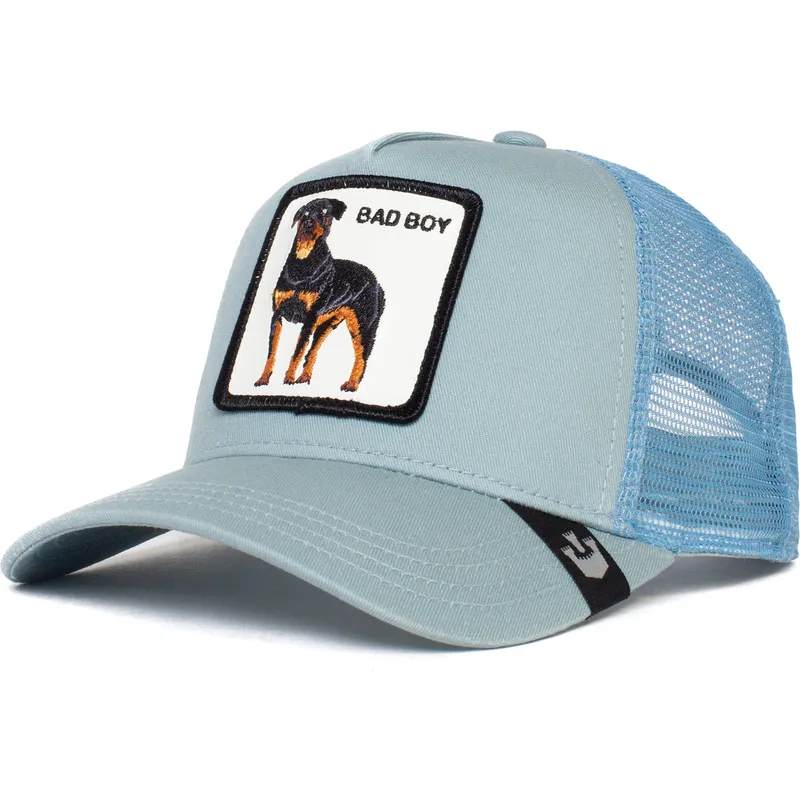 trucker-cap-blau-hund-rottweiler-bad-boy-truckin-the-farm-von-goorin-bros trucker-cap-blau-hund-rottweiler-bad-boy-truckin-the-farm-von-goorin-bros