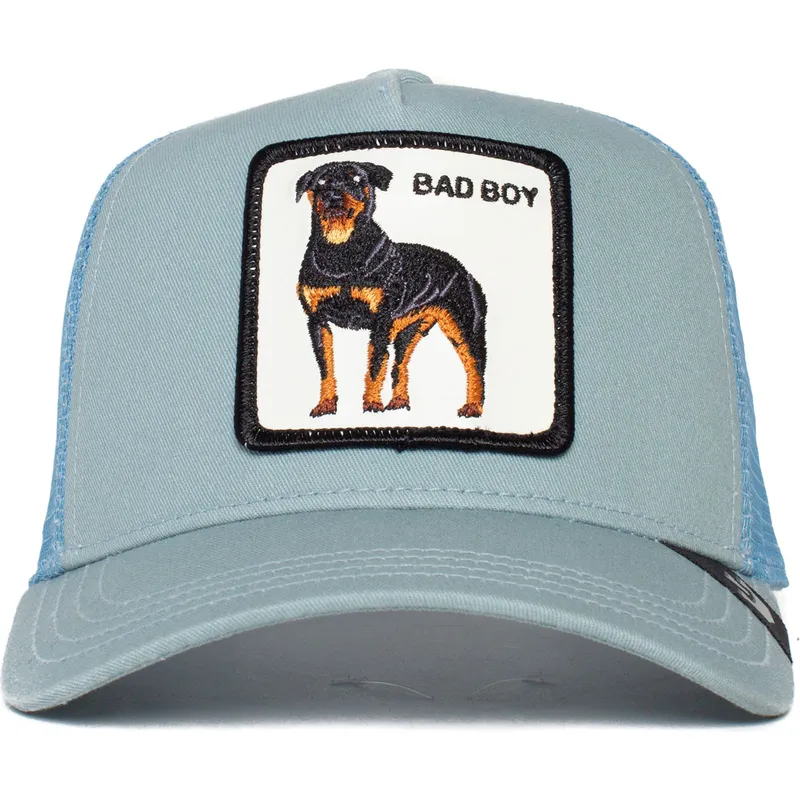trucker-cap-blau-hund-rottweiler-bad-boy-truckin-the-farm-von-goorin-bros trucker-cap-blau-hund-rottweiler-bad-boy-truckin-the-farm-von-goorin-bros