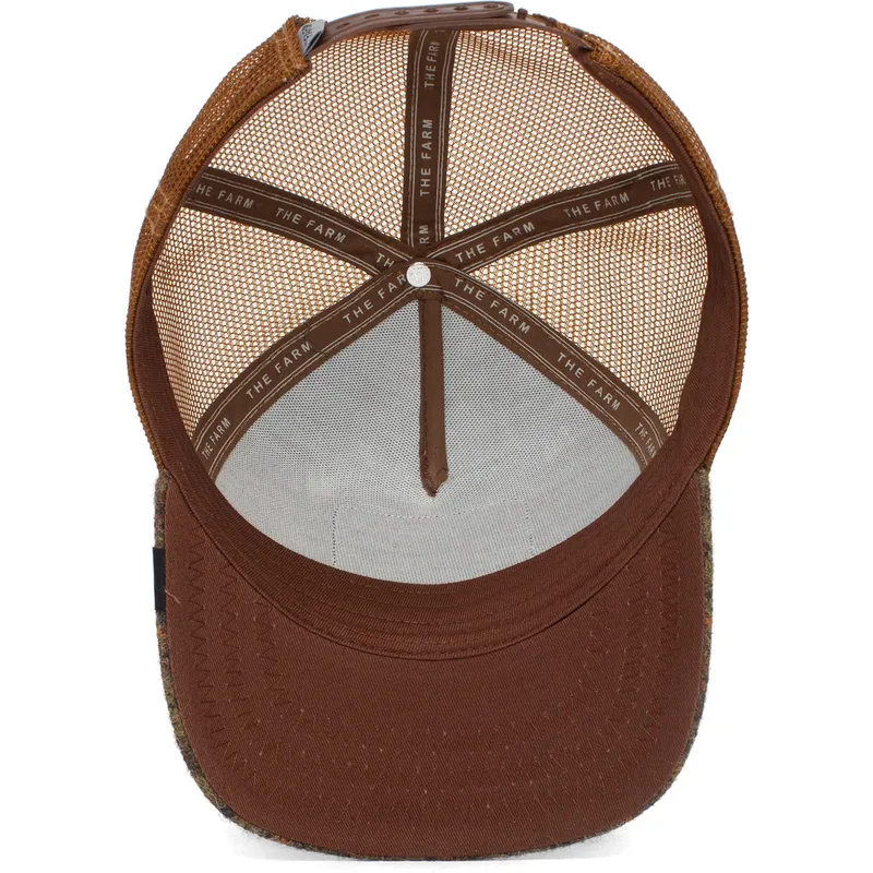 braune-trucker-kappe-buffel-hard-hardwood-the-farm-von-goorin-bros braune-trucker-kappe-buffel-hard-hardwood-the-farm-von-goorin-bros