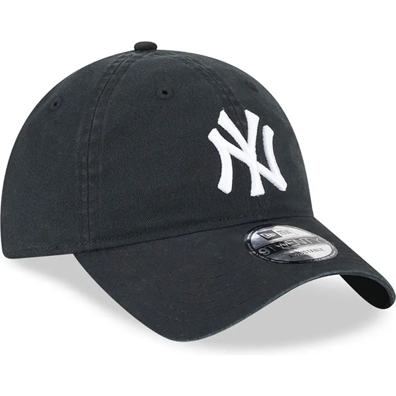 mutzen-gebogen-schwarz-verstellbares-band-9twenty-league-essential-der-new-york-yankees-mlb-von-new-era
