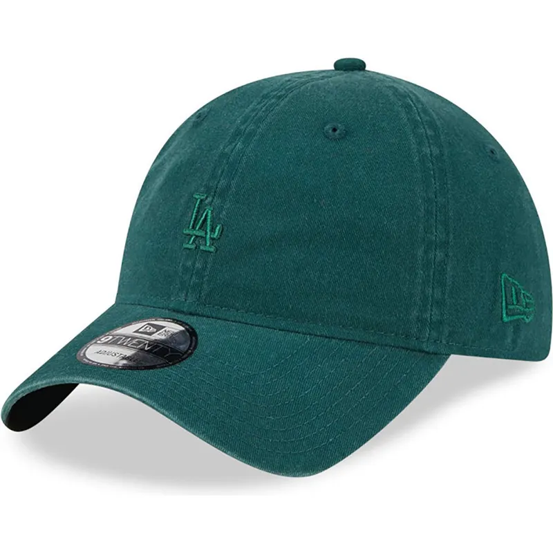 mutzen-gebogen-grun-verstellbares-band-9twenty-mini-der-los-angeles-dodgers-mlb-von-new-era