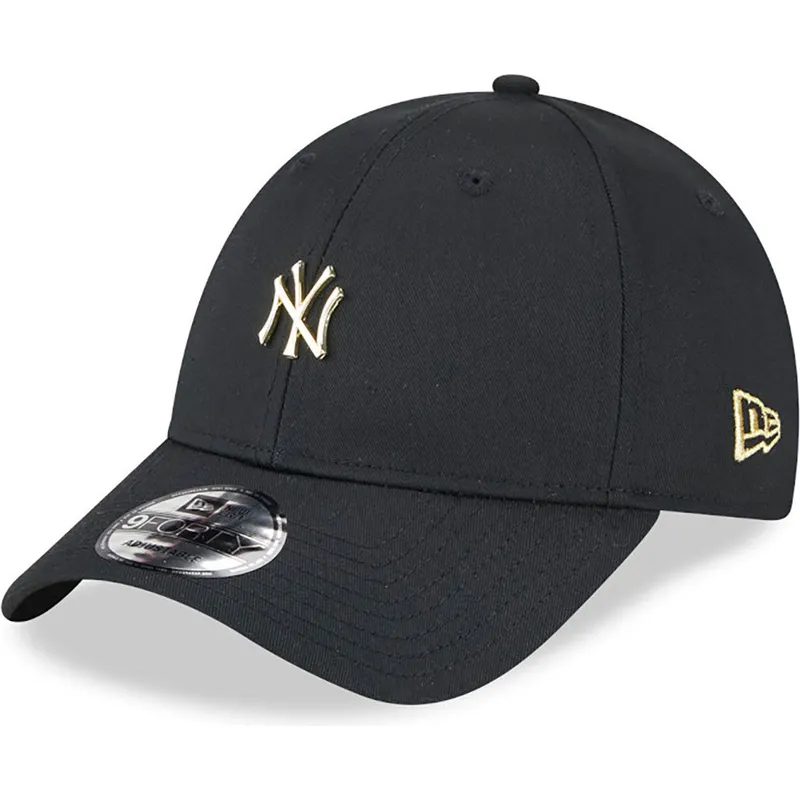 mutzen-gebogen-schwarz-verstellbares-band-9forty-pin-der-new-york-yankees-mlb-von-new-era