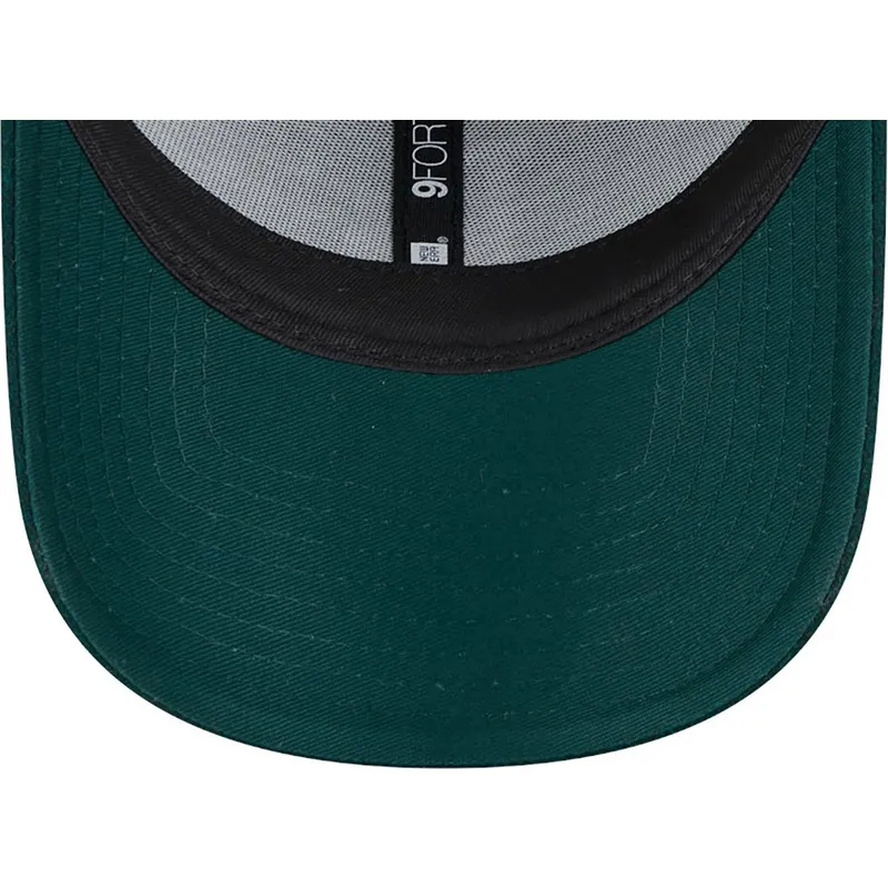 mutzen-gebogen-grun-verstellbares-band-9forty-essential-melton-wool-der-los-angeles-dodgers-mlb-von-new-era