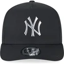 mutzen-gebogen-schwarz-snapback-a-frame-foil-pack-der-new-york-yankees-mlb-von-new-era
