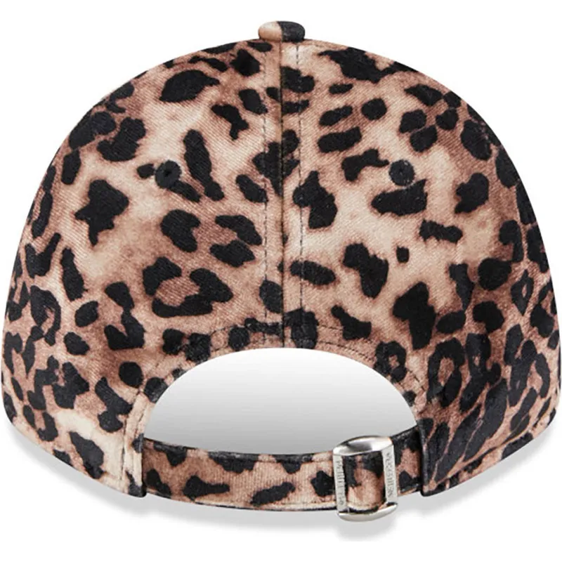 mutzen-gebogen-leopard-verstellbares-band-rosa-9forty-velour-der-new-york-yankees-mlb-von-new-era
