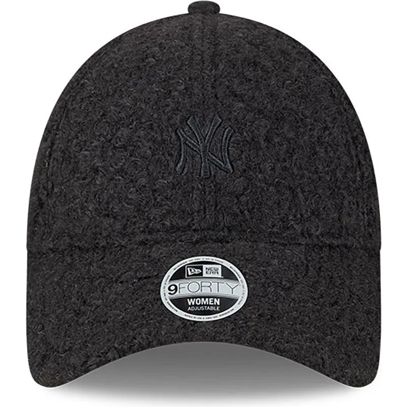 mutzen-gebogen-schwarz-verstellbares-band-9forty-hypertexture-der-new-york-yankees-mlb-von-new-era