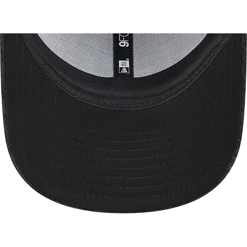 mutzen-gebogen-schwarz-verstellbares-band-9forty-hypertexture-der-new-york-yankees-mlb-von-new-era