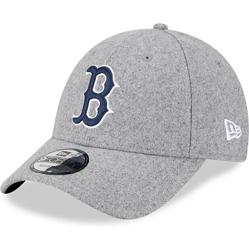 mutzen-gebogen-grau-verstellbares-band-9forty-essential-melton-wool-der-boston-red-sox-mlb-von-new-era mutzen-gebogen-grau-verstellbares-band-9forty-essential-melton-wool-der-boston-red-sox-mlb-von-new-era