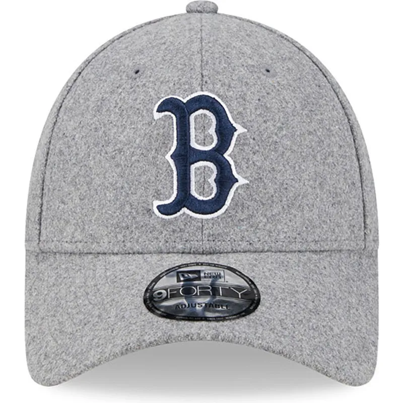 mutzen-gebogen-grau-verstellbares-band-9forty-essential-melton-wool-der-boston-red-sox-mlb-von-new-era mutzen-gebogen-grau-verstellbares-band-9forty-essential-melton-wool-der-boston-red-sox-mlb-von-new-era