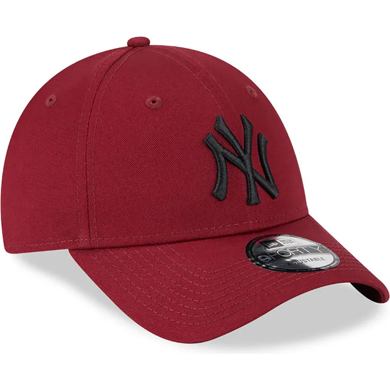 mutzen-gebogen-rot-verstellbares-band-negro-9forty-league-essential-der-new-york-yankees-mlb-von-new-era mutzen-gebogen-rot-verstellbares-band-negro-9forty-league-essential-der-new-york-yankees-mlb-von-new-era