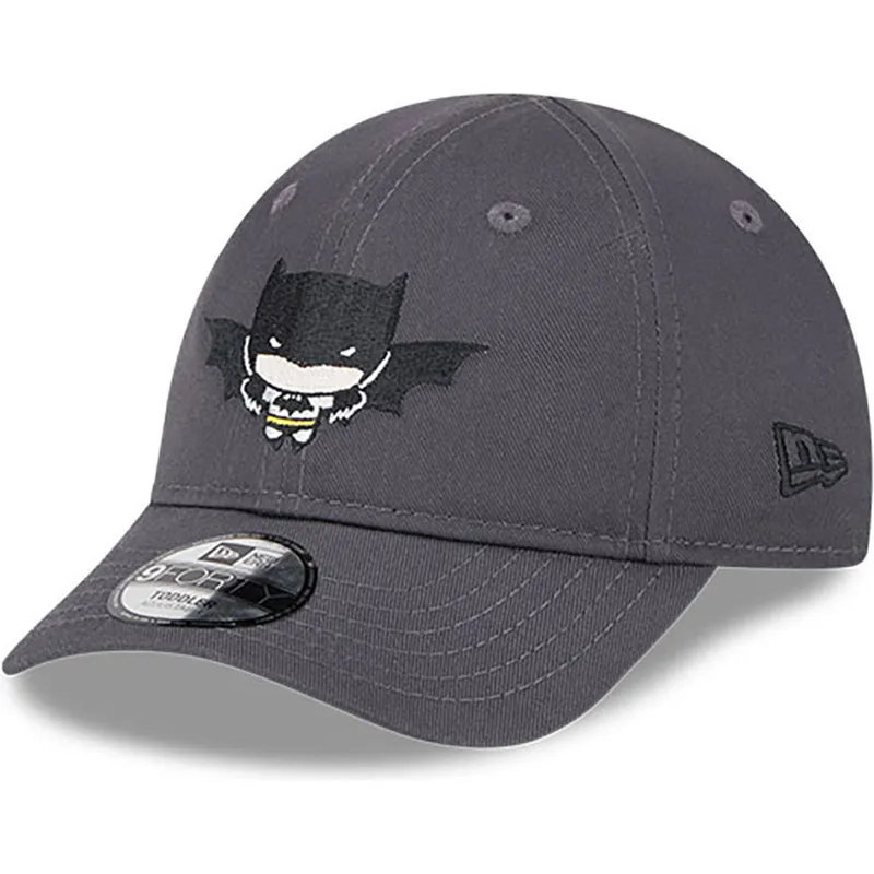 mutzen-gebogen-grau-verstellbares-band-fur-kinder-9forty-der-batman-dc-comics-von-new-era