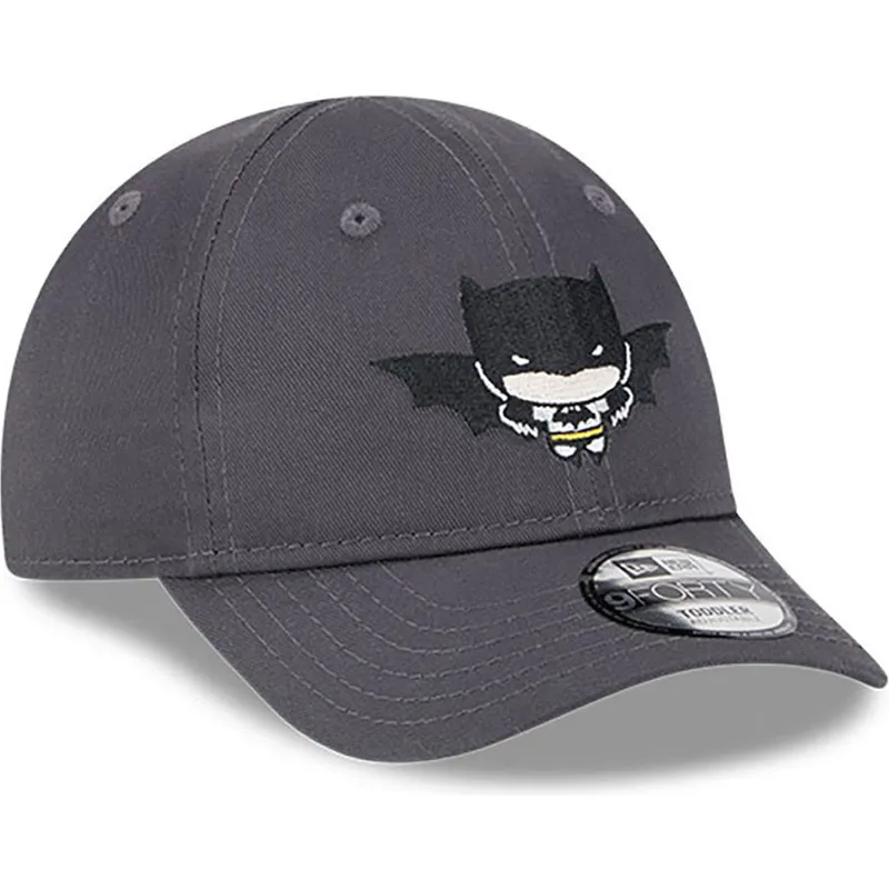 mutzen-gebogen-grau-verstellbares-band-fur-kinder-9forty-der-batman-dc-comics-von-new-era
