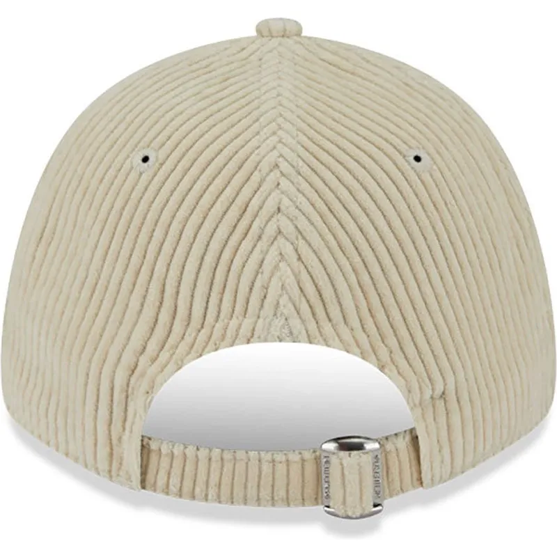 mutzen-gebogen-beige-verstellbares-band-9forty-wide-cord-der-new-york-yankees-mlb-von-new-era