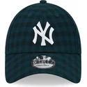 mutzen-gebogen-grun-verstellbares-band-9forty-flannel-der-new-york-yankees-mlb-von-new-era