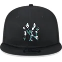 mutzen-flach-schwarz-snapback-9fifty-seasonal-infill-der-new-york-yankees-mlb-von-new-era