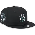 mutzen-flach-schwarz-snapback-9fifty-seasonal-infill-der-new-york-yankees-mlb-von-new-era