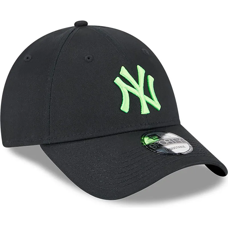 mutzen-gebogen-schwarz-verstellbares-band-9forty-neon-der-new-york-yankees-mlb-von-new-era