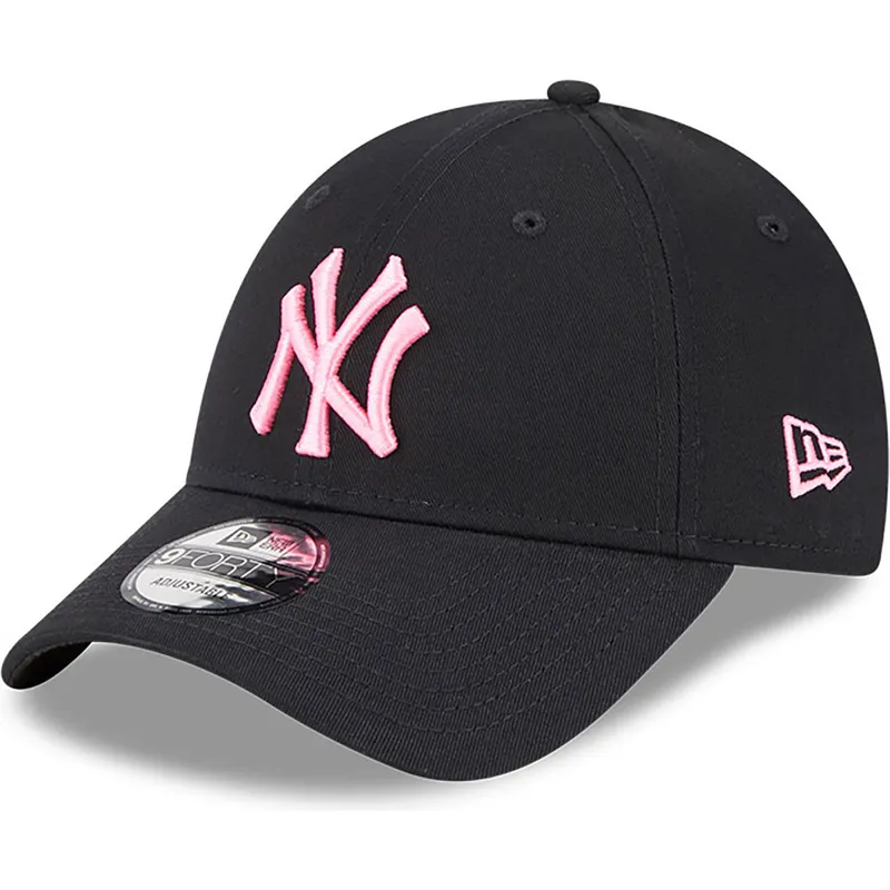 mutzen-gebogen-schwarz-verstellbares-band-rosa-9forty-neon-der-new-york-yankees-mlb-von-new-era mutzen-gebogen-schwarz-verstellbares-band-rosa-9forty-neon-der-new-york-yankees-mlb-von-new-era