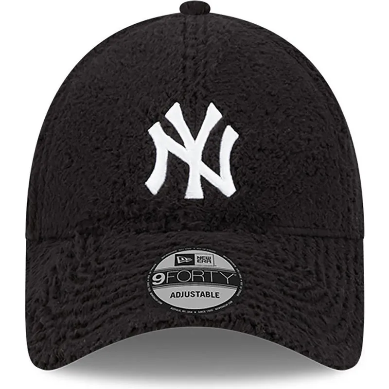 schwarze-verstellbare-curved-cap-9forty-teddy-der-new-york-yankees-mlb-von-new-era schwarze-verstellbare-curved-cap-9forty-teddy-der-new-york-yankees-mlb-von-new-era